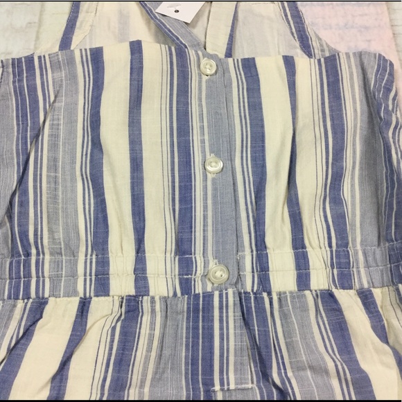 Gap Girls 4T or 5T Striped Shorts Jumpsuit Romper - Picture 5 of 5